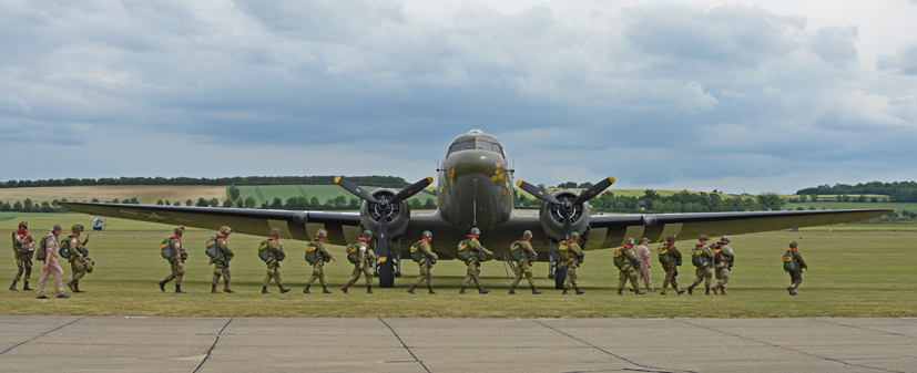 D-Day 75th Anniversary Daks over Duxford review on the Airfix and Corgi Aerodrome blog