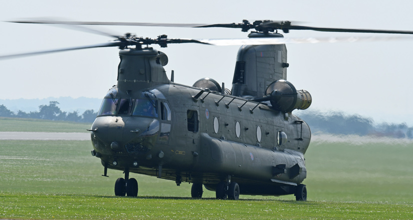 Duxford Air Festival 2018 review RAF Chinook on Airfix and Corgi Aerodrome