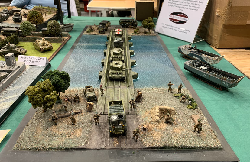 D-Day model displays at this years Telford Scale Modelworld show on the Airfix Workbench blog