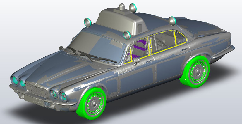 Exclusive Corgi Vanguards Jaguar XJ6 scan and CAD development on Corgi die-cast diaries blog