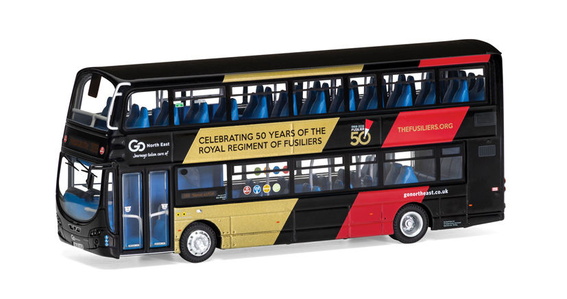 Corgi Royal Regiment of Fusiliers 50th Anniversary Bus set OM46620 on Corgi Diecast Diaries Blog