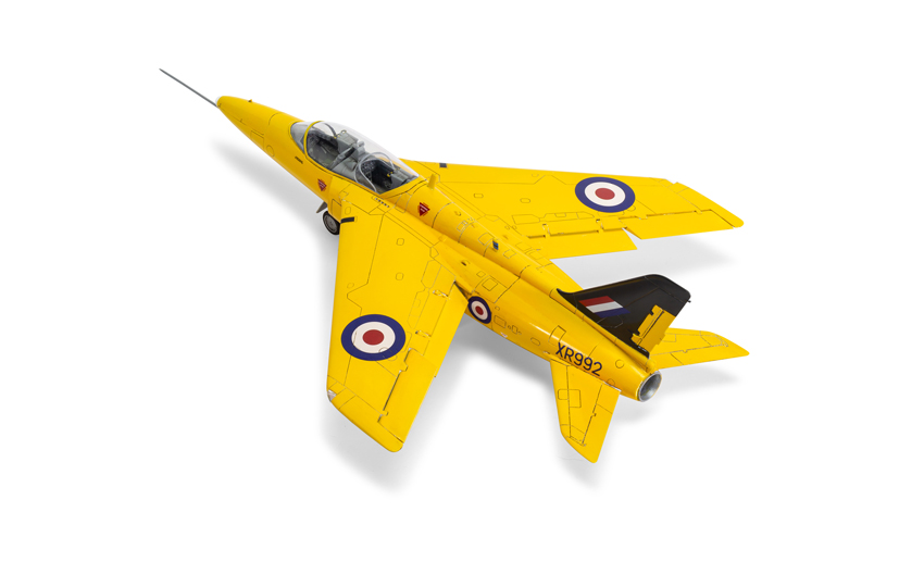 Airfix Folland Gnat Yellowjacks aerobatic display team model kit on the Airfix Workbench blog