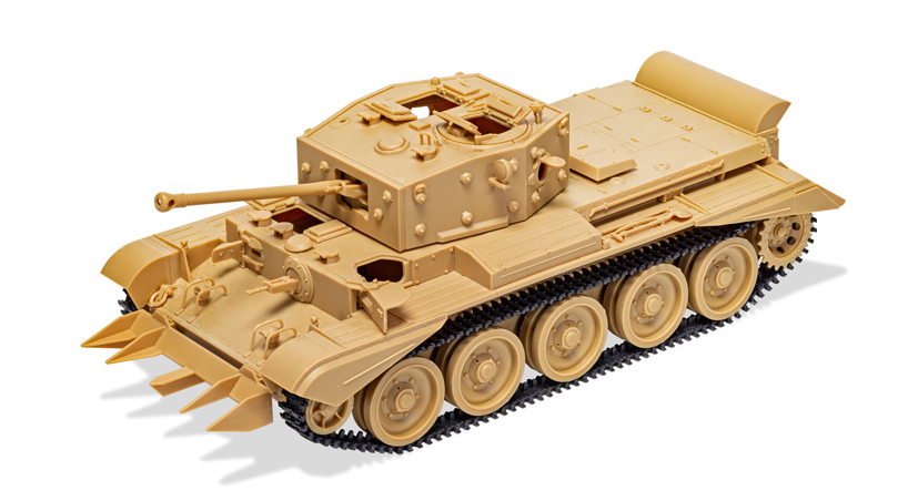 See the new Airfix Cromwell Cruiser Tank model kit for the first time on the Airfix Workbench blog