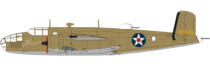 Airfix North American B-25B Mitchell Doolittle Raider A06020 on the Airfix Workbench blog