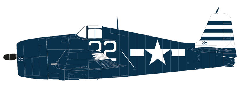 New Grumman F6F-5 Hellcat Fleet Air Arm WWII scheme details on the Airfix Workbench blog