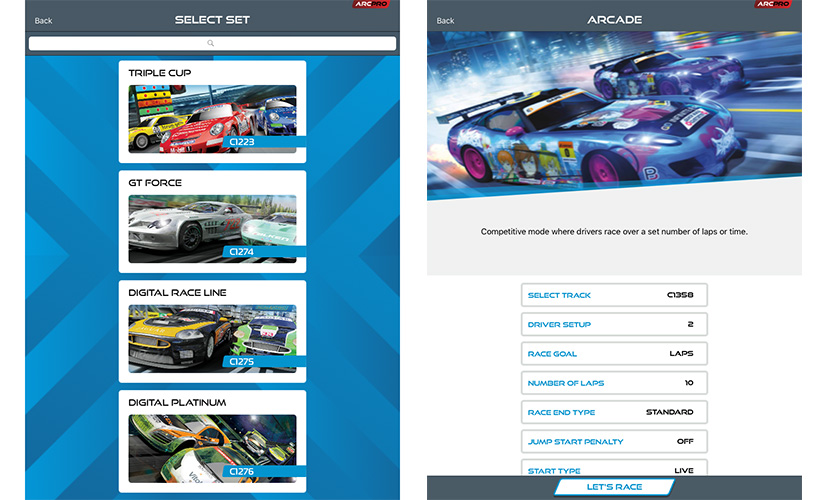 New Scalextric ARC App