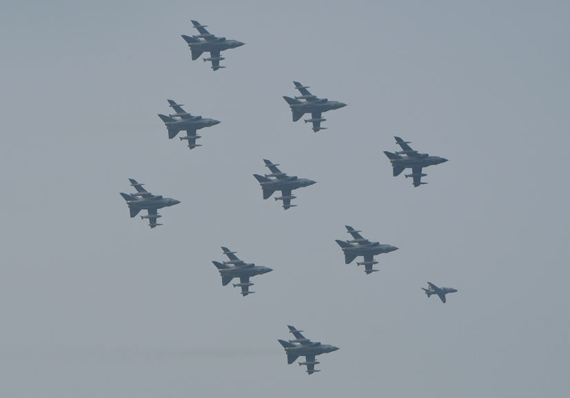 RAF Tornado GR.4 Diamond Nine Marham retirement review on the Airfix and Corgi Aerodrome blog