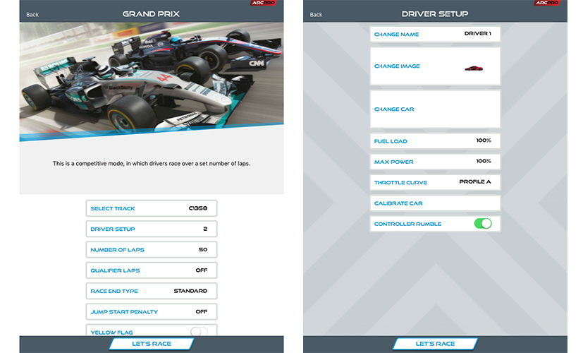 New Scalextric ARC App