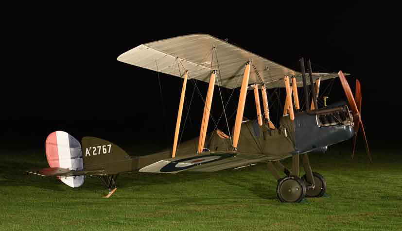 A final look at the BE2e at the Stow Maries night shoot
