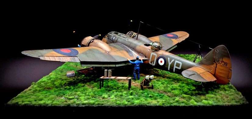Airfix readers supplied Bristol Blenheim Mk.IF model build review on the Airfix Workbench blog