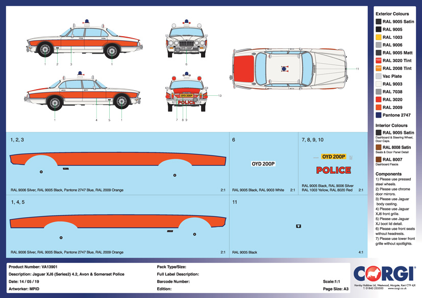 Corgi Week continues on the blog as Vanguards attempts to tame the new model Jaguar tooling Corgi Week continues on the blog as Vanguards attempts to tame the new model Jaguar tooling