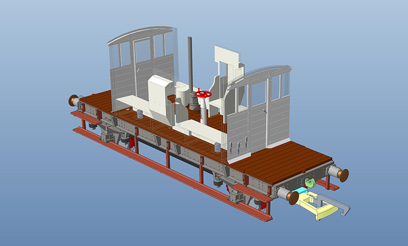 Hornby Engine Shed LMS Brake Van CAD