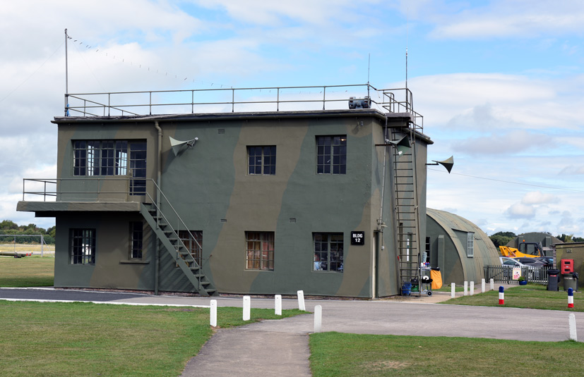 The Yorkshire Air Museum's restored WWII control tower on Airfix and Corgi Aerodrome