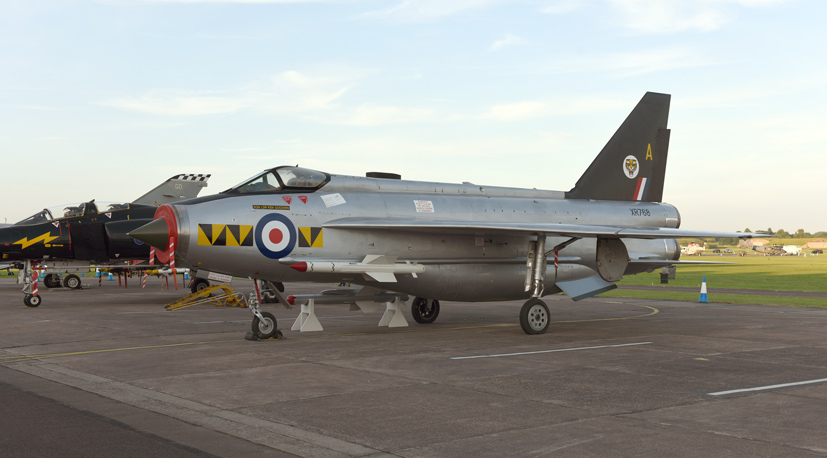 Exclusive Lightning Preservation group four Lightning gathering on Airfix and Corgi Aerodrome