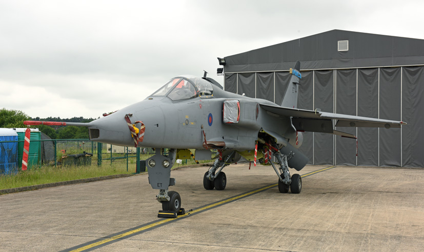 Cosford's home for former RAF 'Big Cats' SEPECAT Jaguars on the Airfix and Corgi Aerodrome blog