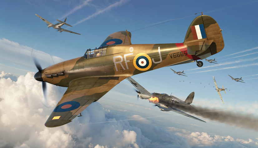 Airfix Battle of Britain 80th Anniversary Hawker Hurricane Mk1 A05127A model kit on the Airfix Workbench blog