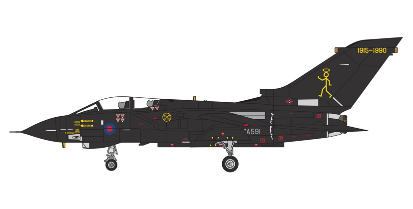 New Corgi Aviation Archive Panavia Tornado GR.1 ZA591 RAF No.16 Squadron diecast model on Corgi die-cast diaries blog