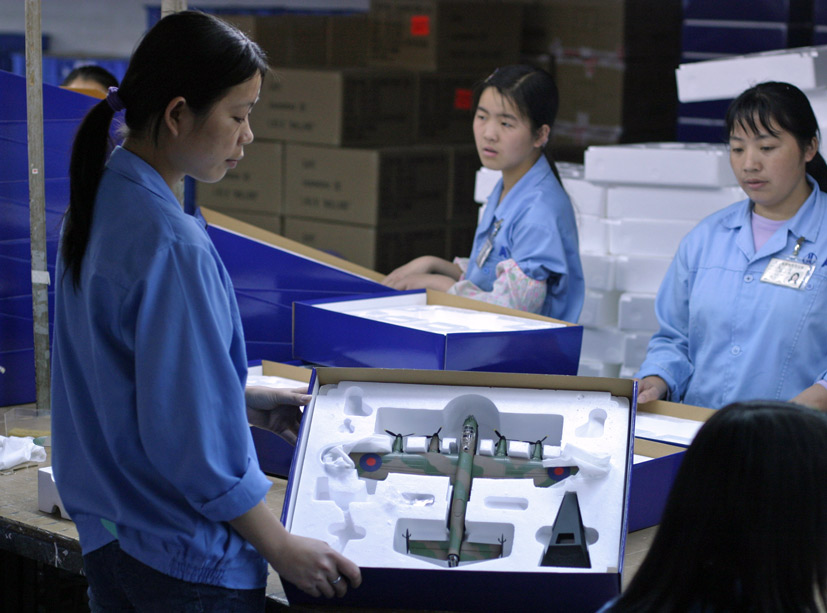 Exclusive Corgi Avro Lancaster Chinese factory production review on Corgi die-cast diaries blog