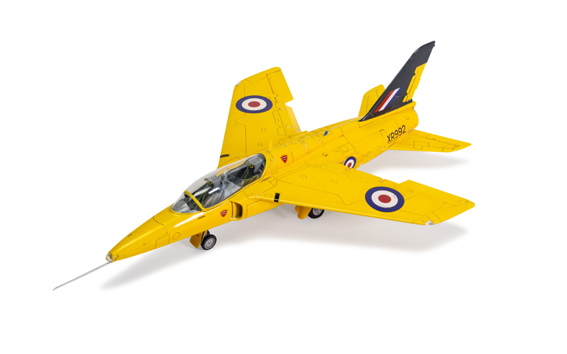 Airfix Folland Gnat Yellowjacks aerobatic display team model kit on the Airfix Workbench blog