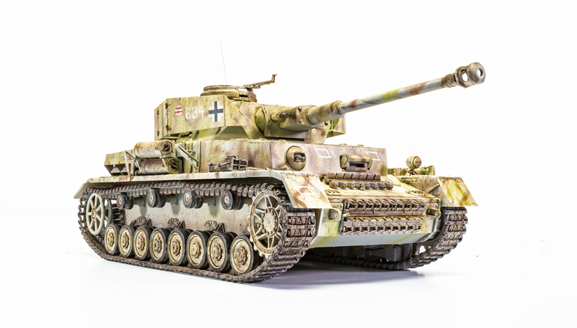Latest Airfix large scale German Panzer IV Ausf H A1351 on the Airfix Workbench blog