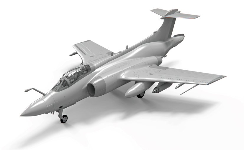 Exclusive development images from the new Airfix Blackburn Buccaneer S Mk.2 A06021on the Airfix Workbench blog