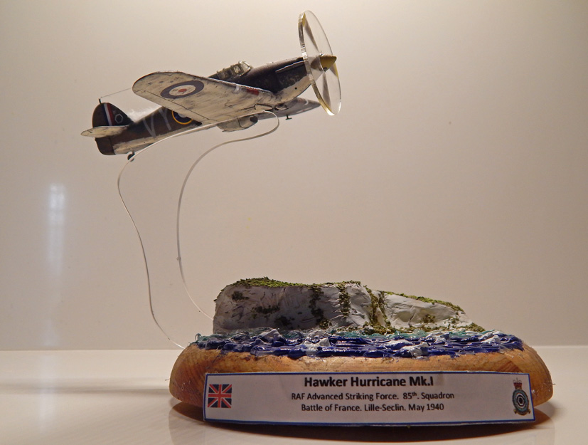 Battle of France Hawker Hurricane model build on the Airfix Workbench blog