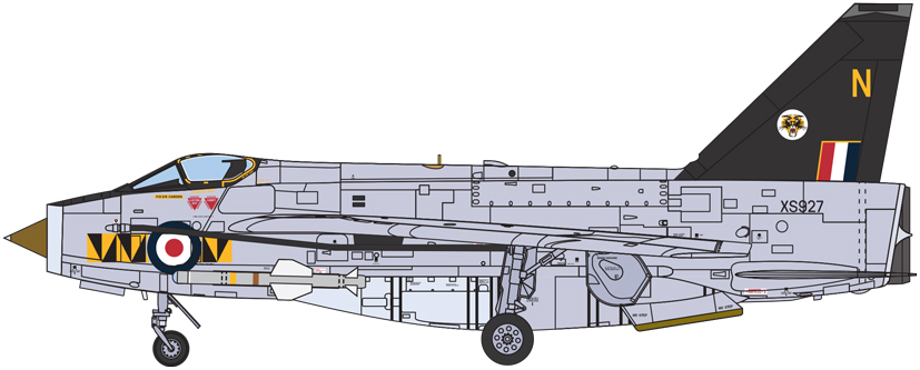 English Electric Lightning F6 AA28402 on Corgi Diecast Diaries Blog