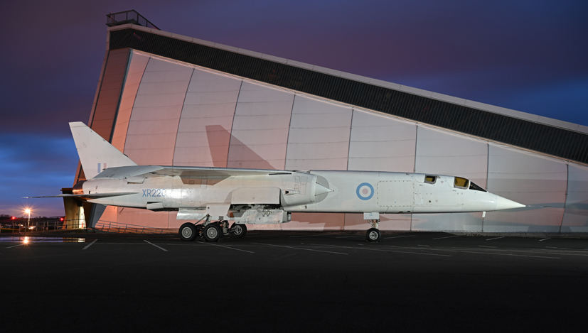 Special RAF Museum night photography event featuring British Aircraft Corporation TSR2 XR220 on the Airfix and Corgi Aerodrome blog