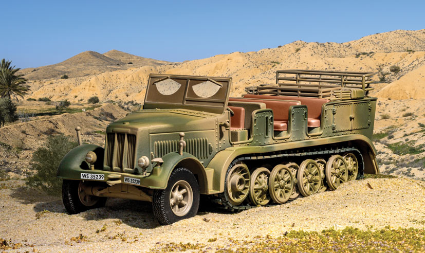Corgi Luftwaffe Sd.Kfz.7 Krauss-Maffei half track CC60013 on Corgi die-cast diaries blog