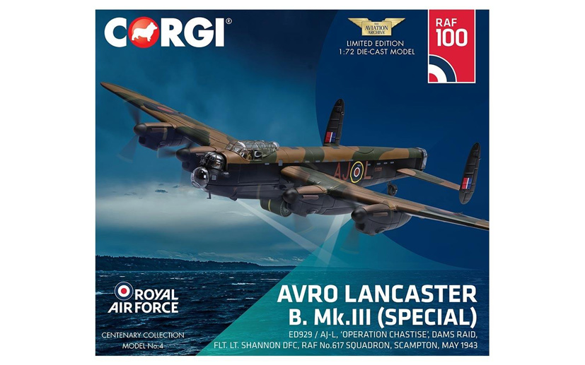 Corgi Avro Lancaster B.III (Special) Dambusters AA32625 on Corgi Diecast Diaries Blog