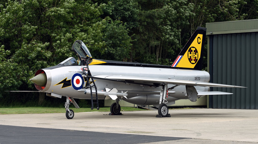 Exclusive Lightning Preservation group four Lightning gathering on Airfix and Corgi Aerodrome