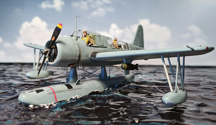 Airfix Vintage Classics Vought OS2U-1 Kingfisher US Navy on the Airfix Workbench blog