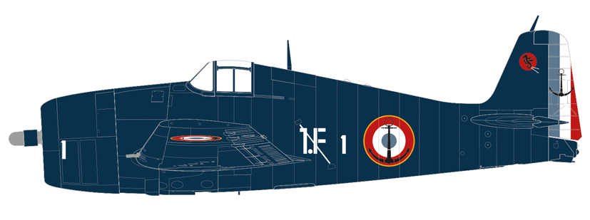 New Grumman F6F-5 Hellcat Fleet Air Arm WWII scheme details on the Airfix Workbench blog