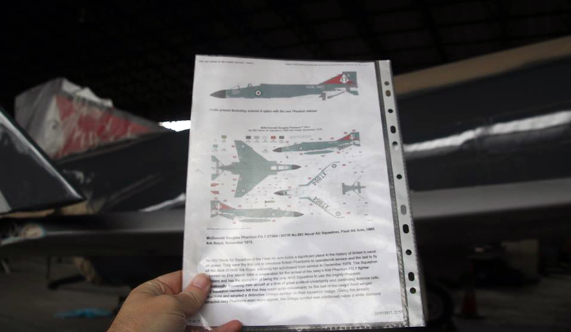Royal Navy McDonnell Douglas Phantom FG.1 XT864 A06016 on Airfix Workbench blog