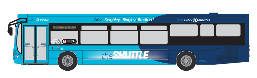 OM46713A Wright Eclipse II Single Deck Yorkshire SHUTTLE on Corgi Diecast Diaries Blog