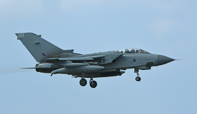 The final visit of a Panavia Tornado GR4 to RAF Valley on Airfix and Corgi Aerodrome