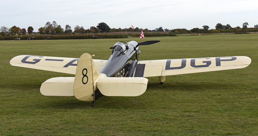 Miles Hawk Speed Six racing aeroplane to RAF 100 on Airfix and Corgi Aerodrome