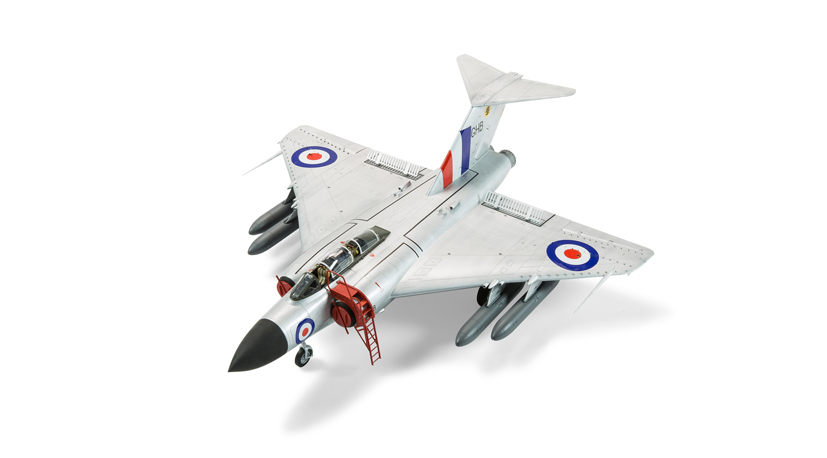 This silver beauty was the personal mount of the OC No.228 OCU at RAF Leuchars Airfix Gloster Javelin model kit reissue on the Airfix Workbench blog