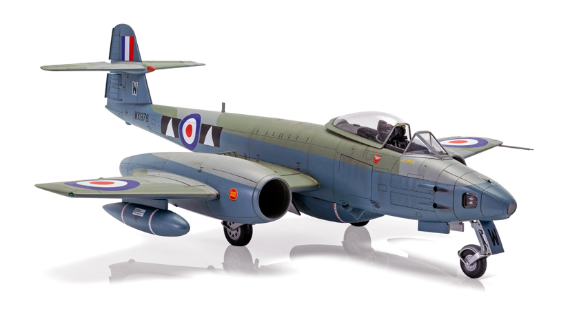 Gloster Meteor FR.9 reconnaissance fighter A09188 RAF No.2 Squadron on the Airfix Workbench blog
