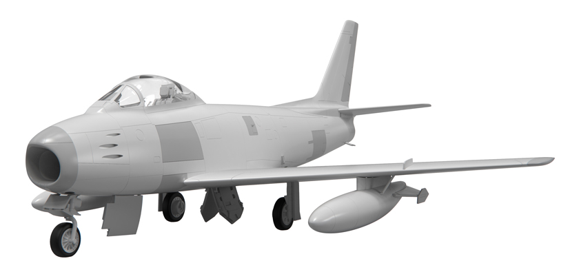 New Airfix North American F86 Sabre Canadair Sabre F4 for 2020 on the Airfix Workbench blog