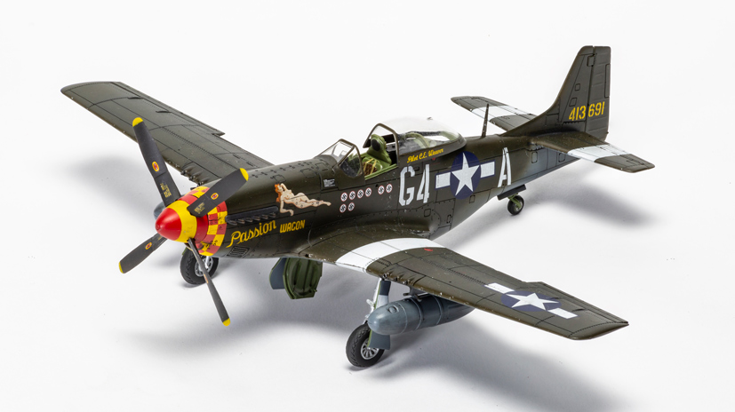 North American P-51D Mustang Passion Wagon 357th Fighter Group UASSF Eighth Air Force on the Airfix Workbench blog