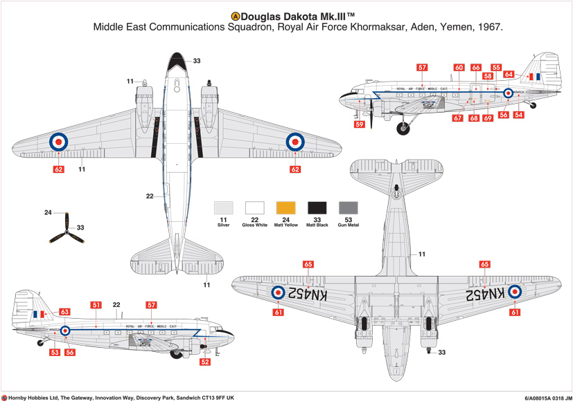 New Airfix Douglas Dakota Mk.III A08015A RAF Transport Command on the Airfix Workbench blog