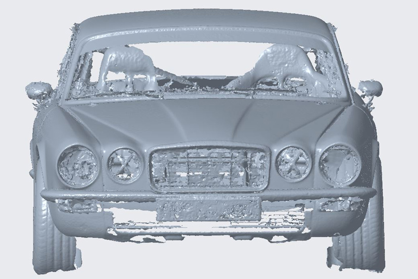 Exclusive Corgi Vanguards Jaguar XJ6 scan and CAD development on Corgi die-cast diaries blog