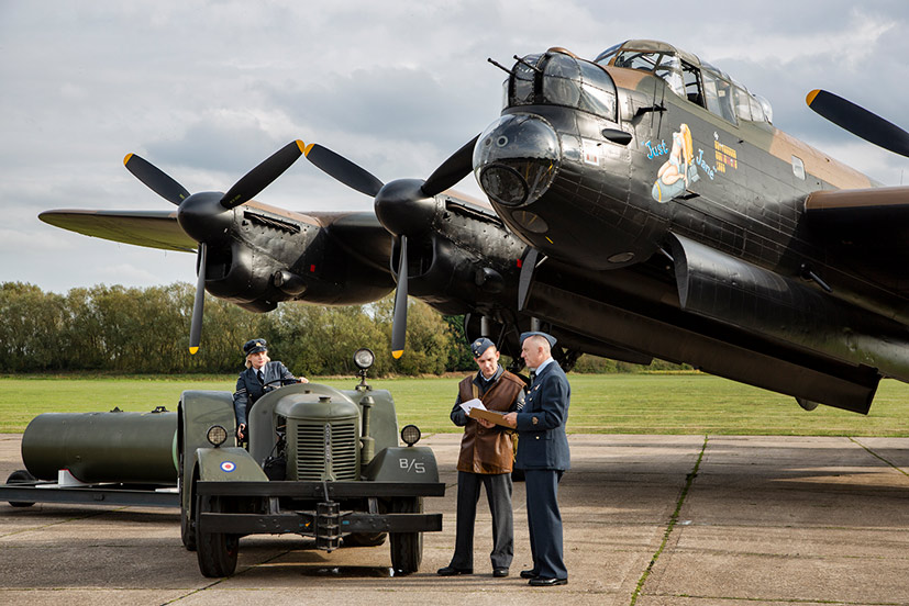 East Kirkby Avro Lancaster and De Havilland Mosquito drone footage feature on the Airfix and Corgi Aerodrome blog