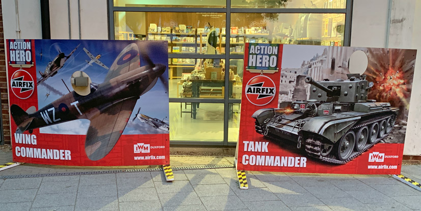 Airfix model attractions at the Imperial War Museum Duxford on the Airfix Workbench blog