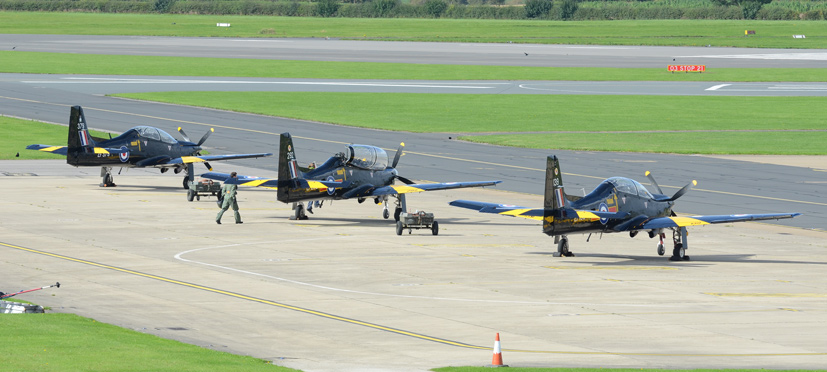 Farewell review to the RAF Short Tucano T.1 trainer on its service retirement on the Airfix and Corgi Aerodrome blog