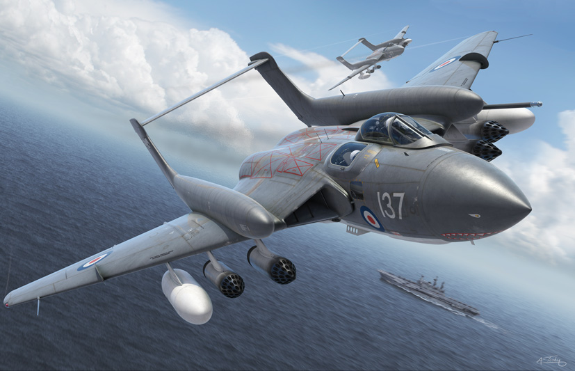 Return of the Airfix De Havilland Sea Vixen FAW.2 A11002 on the Airfix Workbench blog