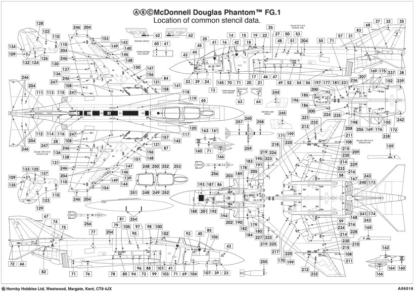 Royal Navy McDonnell Douglas Phantom FG.1 XT864 A06016 on Airfix Workbench blog
