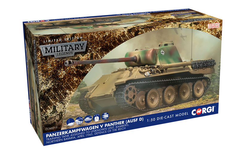 New Corgi Military Legends German Defence of the Reich Panther Tank CC60215 on Corgi die-cast diaries blog