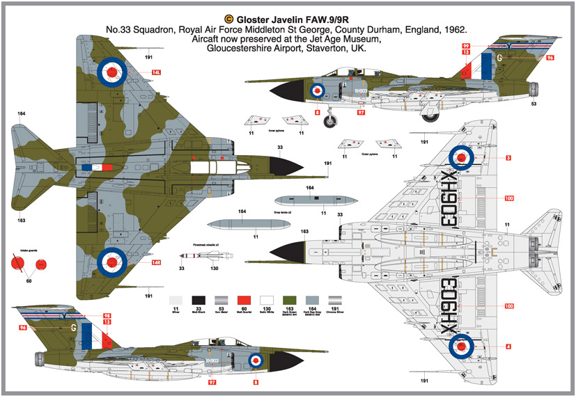 The last aircraft to carry the Gloster name, the Javelin was the first production delta aircraft in the world Airfix Gloster Javelin model kit reissue on the Airfix Workbench blog